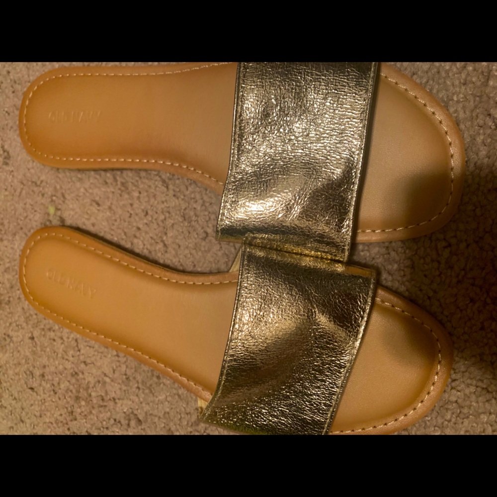 Gold sandals
